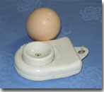 卵に針穴が開く